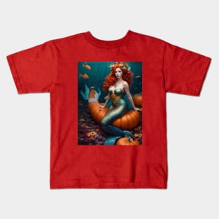 Autumn Mermaid Kids T-Shirt